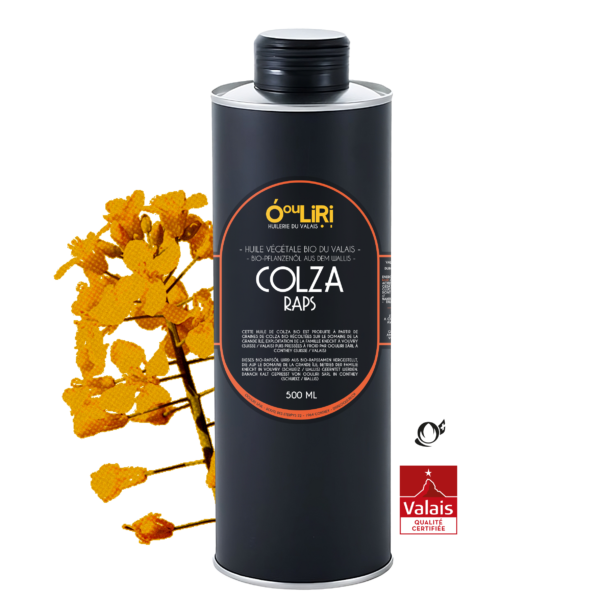 Huile de colza Bio du Valais
